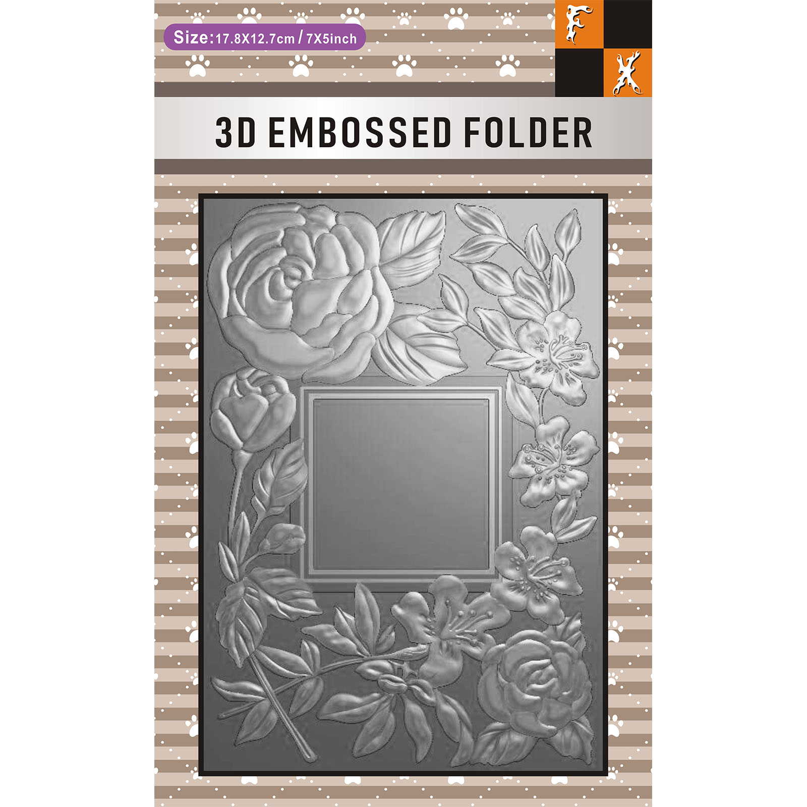 3D Printing Sla - Rectangular photo album flower frame design