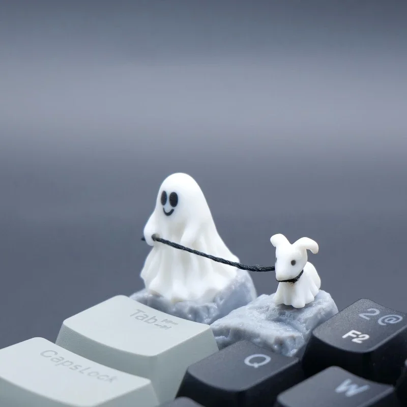 3D Printing Ultem - Ghost Puppy Resin Keycap Custom 3D