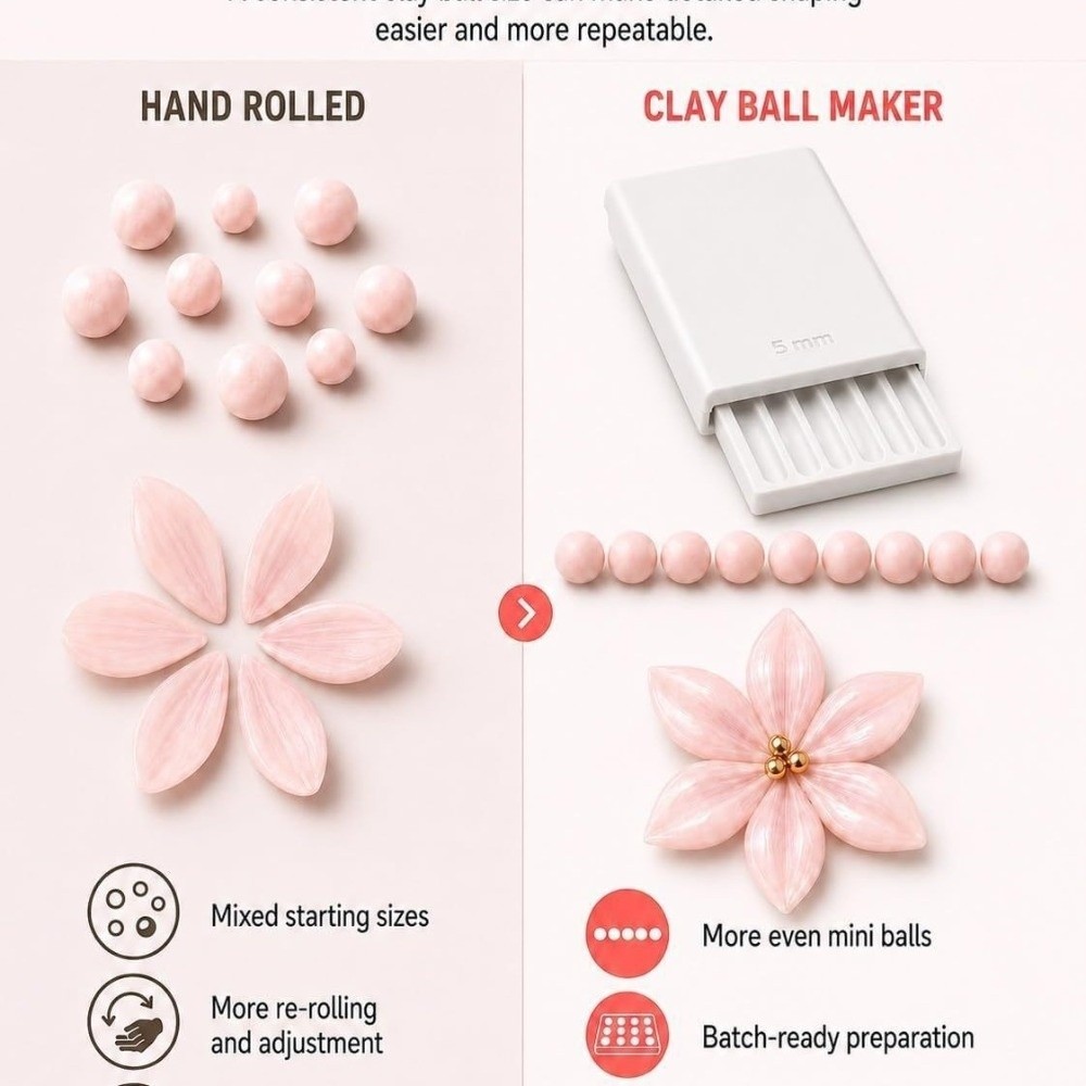 4Pcs 2-5mm Clay Gel Ball Maker - 3D Printing Maker 评论和价格