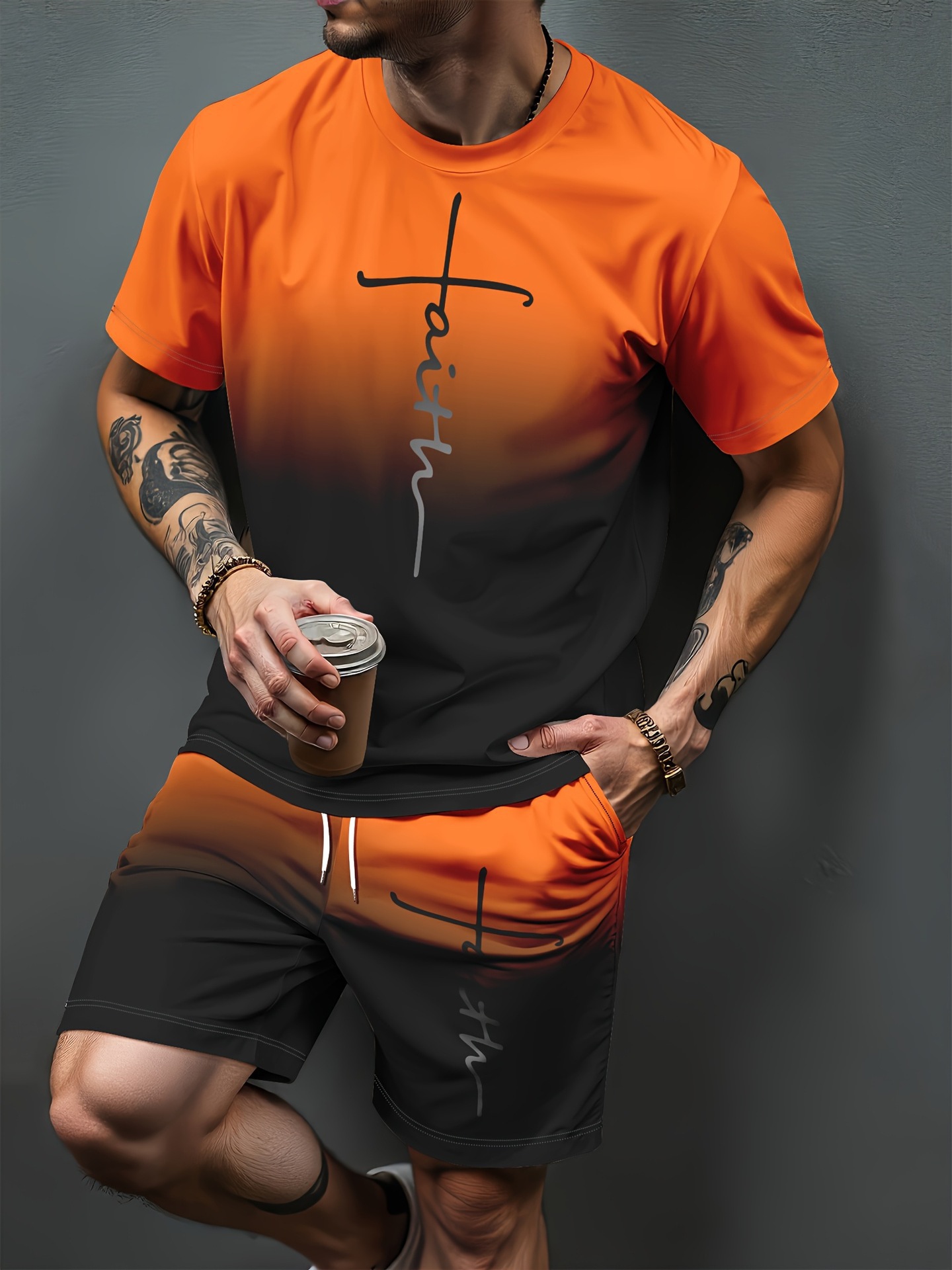 Gradient Letter Pattern 3D Pri - 3D Printing Jersey 评论和价格