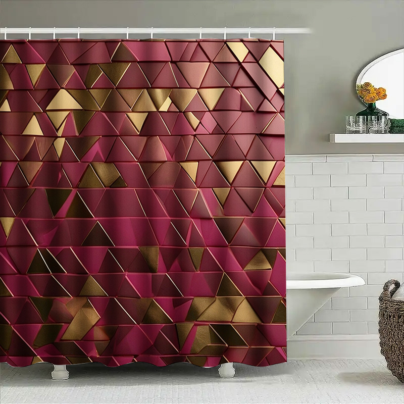 Luxury 3D Triangle Shower Curt - 3D Printing Aliexpress 评论和价格