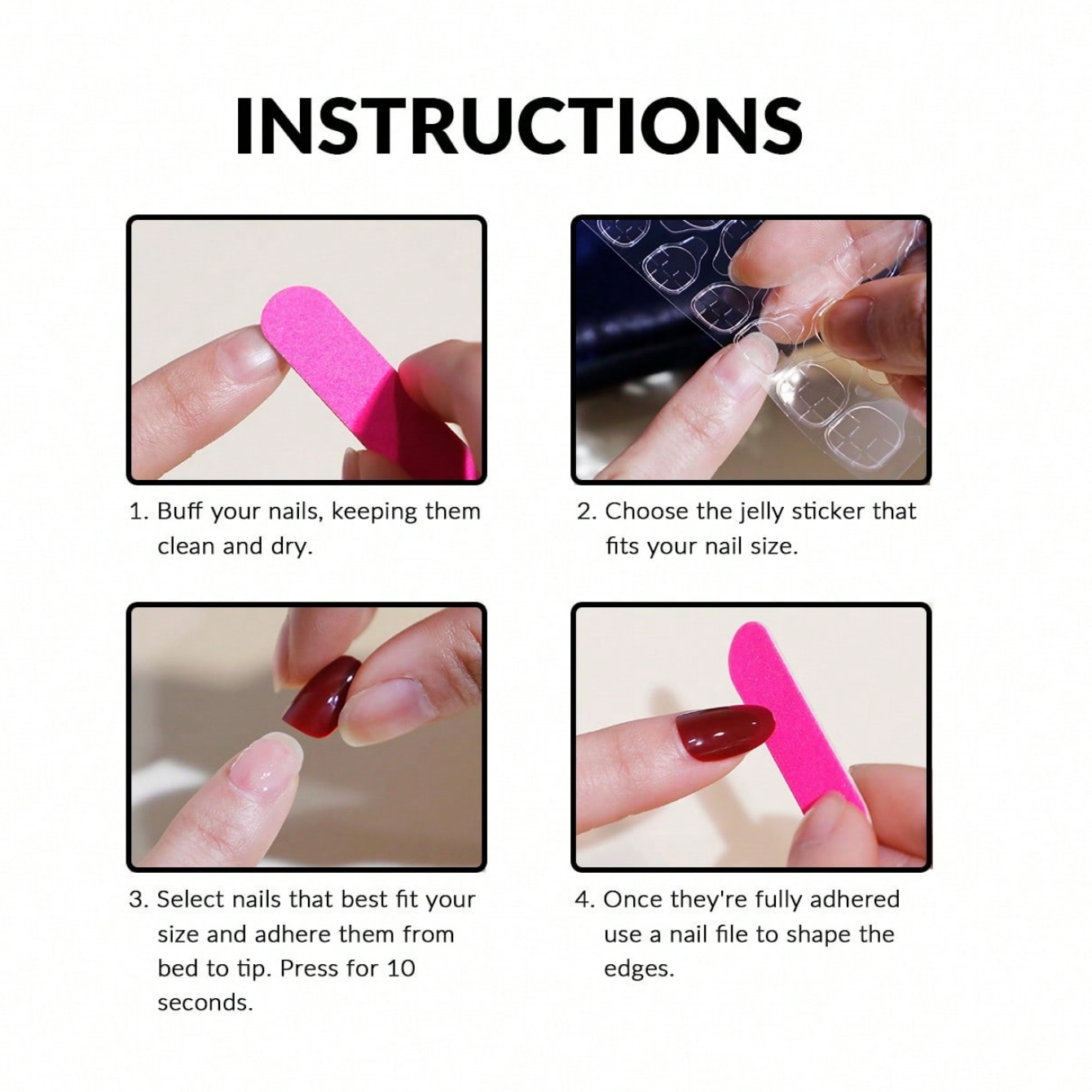 10Pcs Almond Press On Nails Br - 3D Printing Ptc 评论和价格