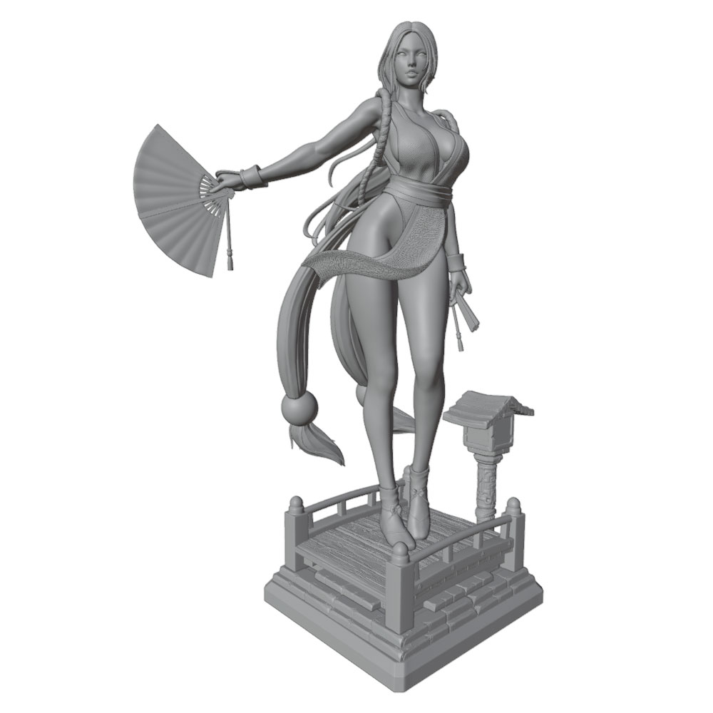 1/24 Sexy Long-Haired Girl Min - 3D Printing Ultem 评论和价格