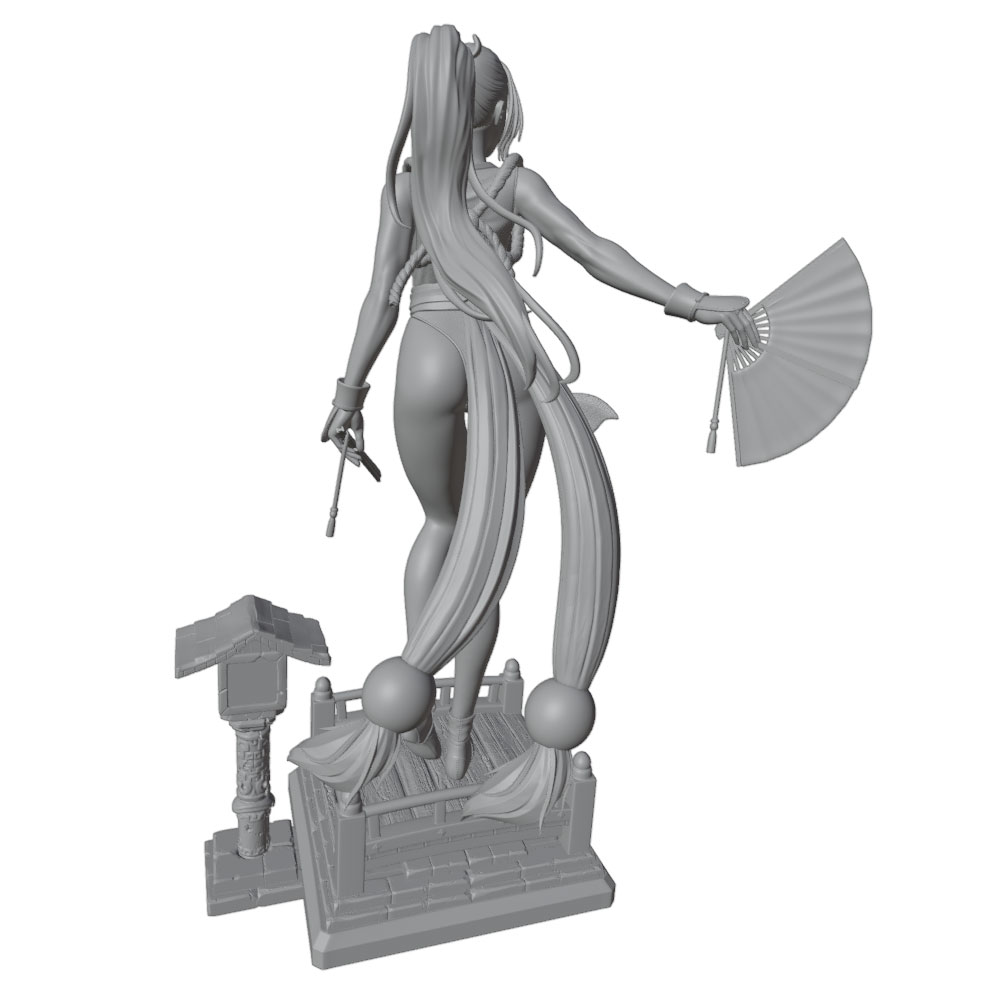 1/24 Sexy Long-Haired Girl Min - 3D Printing Ultem 评论和价格