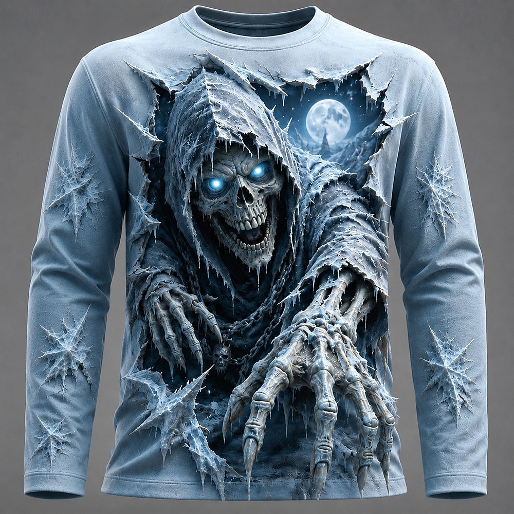 Halloween Men 3D Graphic Print - 3D Printing Jersey 评论和价格