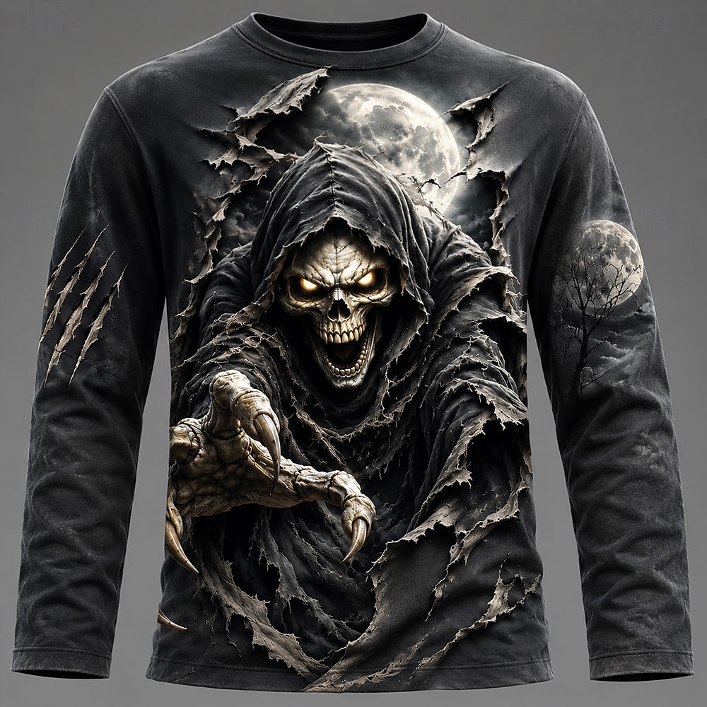 Halloween Men 3D Graphic Print - 3D Printing Jersey 评论和价格