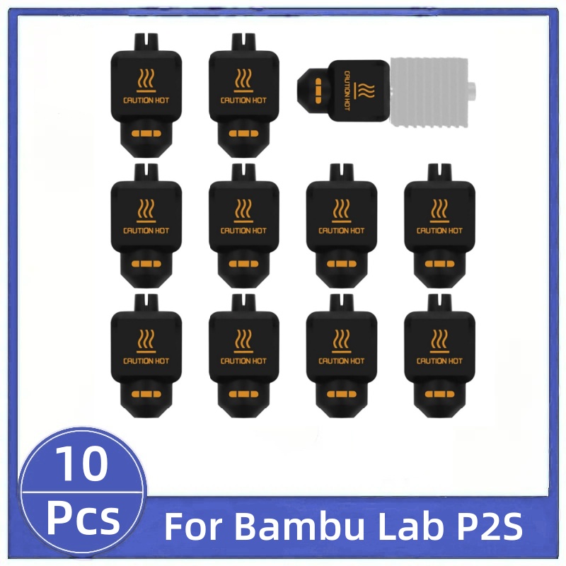 10Pcs Black Silicone Sock for  - 3D Printing Nozzle 评论和价格