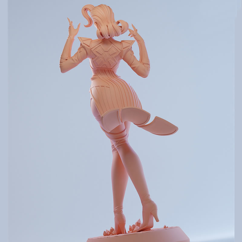 2 Styles Comic Character 6411  - 3D Printing Character 评论和价格