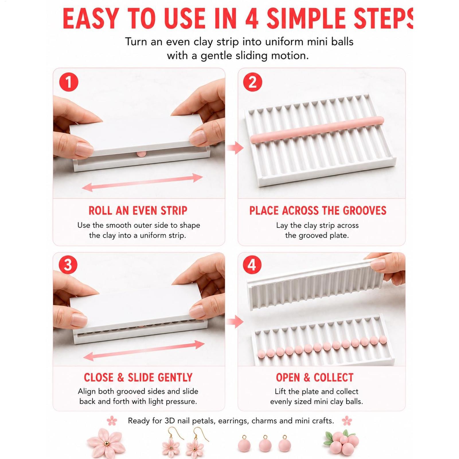3D Print Clay Bead Maker DIY R - 3D Printing Nails 评论和价格