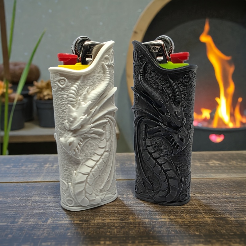 Gothic Embossed Dragon Lighter - 3D Printing Case 评论和价格