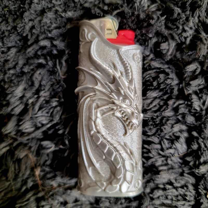 Gothic Embossed Dragon Lighter - 3D Printing Case 评论和价格