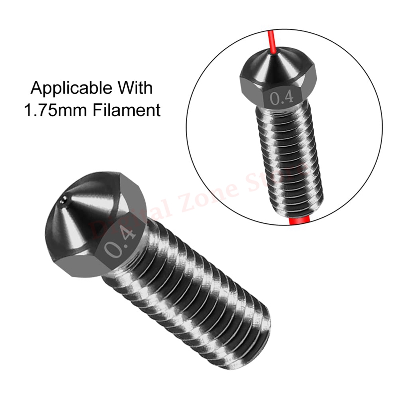 10pcs V6 Hardened Steel Volcan - 3D Printing Website 评论和价格