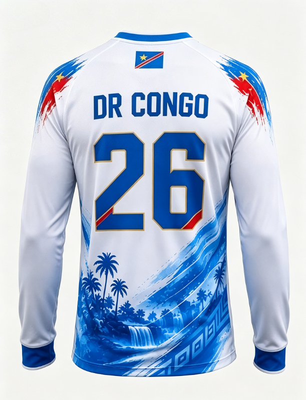 2026 Congo round neck long sle - 3D Printing Jersey 评论和价格