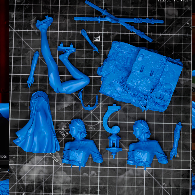 3 Styles Game Character 6642 K - 3D Printing Character 评论和价格