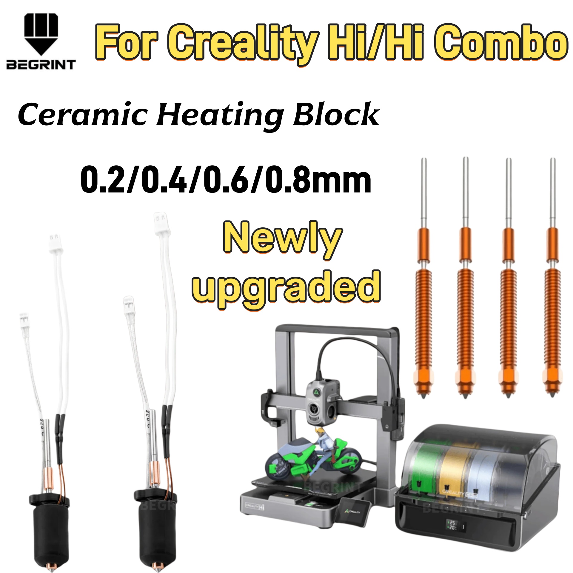 High Temp Ceramic Heater Hoten - 3D Printing Nozzle 评论和价格