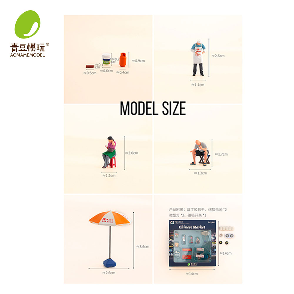 1/64 Night market s Model Kit- - 3D Printing Ultem 评论和价格