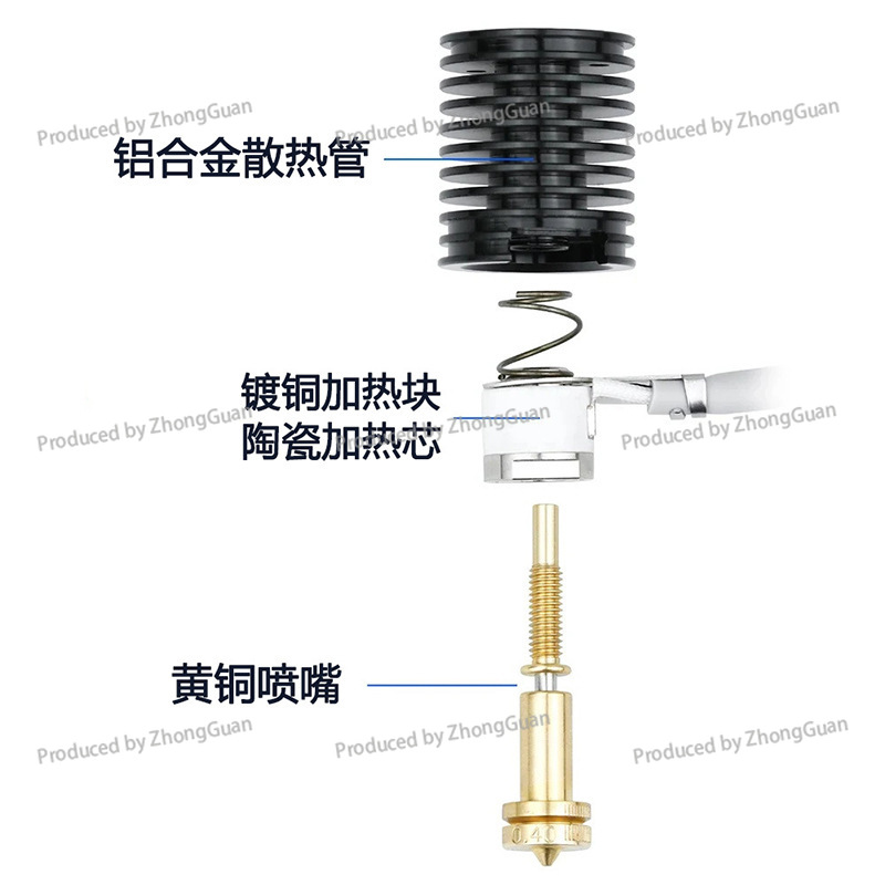 High Temperature Resistant Cer - 3D Printing Nozzle 评论和价格