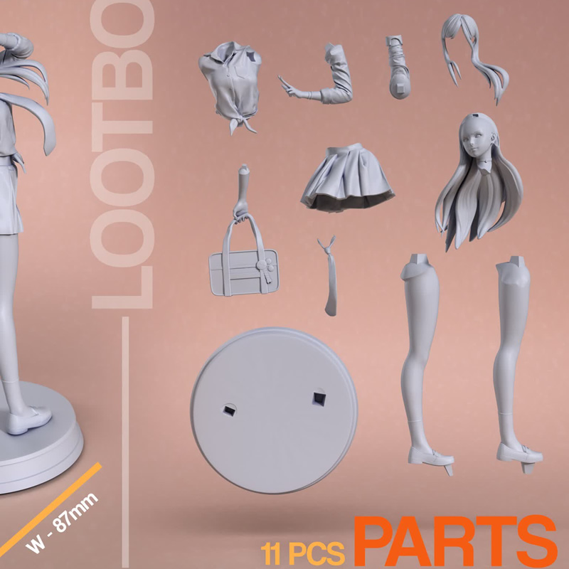 Game Character 4940 Kitagawa M - 3D Printing Character 评论和价格