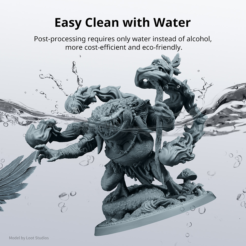 ANYCUBIC Water-Wash Resin For  - Glue For 3D Printing 评论和价格