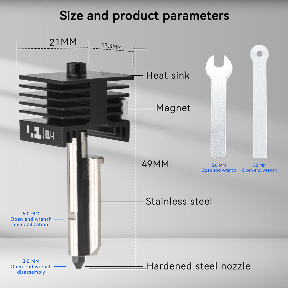 For Bambu Lab P2S X2D Upgraded - 3D Printing Nozzle 评论和价格