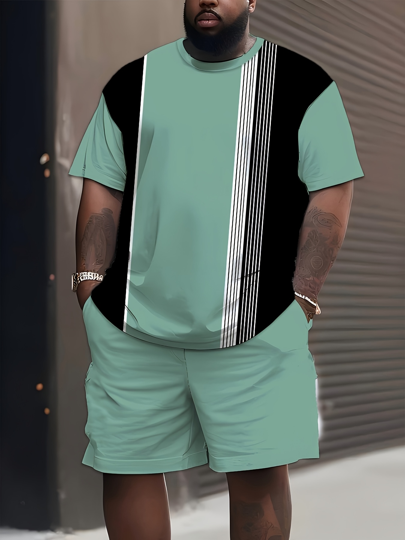 Summer Large Size Men's Clothi - 3D Printing Jersey 评论和价格