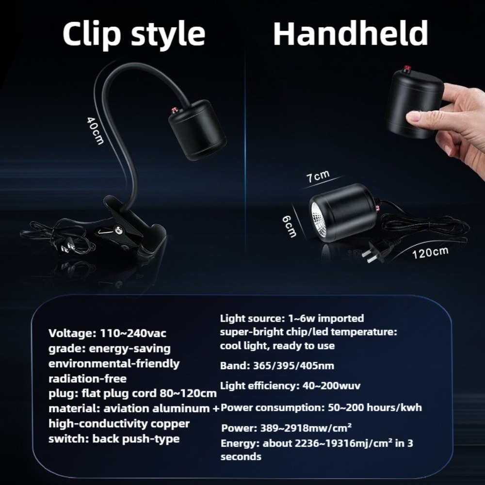 Handheld Clamp UV Curing Lamp  - 3D Printing Sla 评论和价格