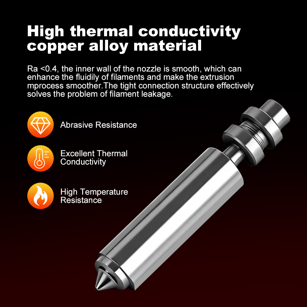 Upgraded Bimetallic Nozzle for - 3D Printing Nozzle 评论和价格